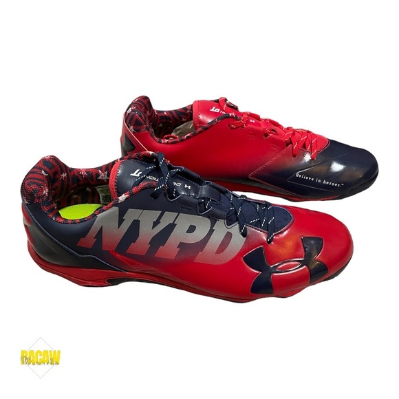 Under Armour Men's Deception Low Freedom NYPD FDNY Metal Baseball - Picture 1 of 9